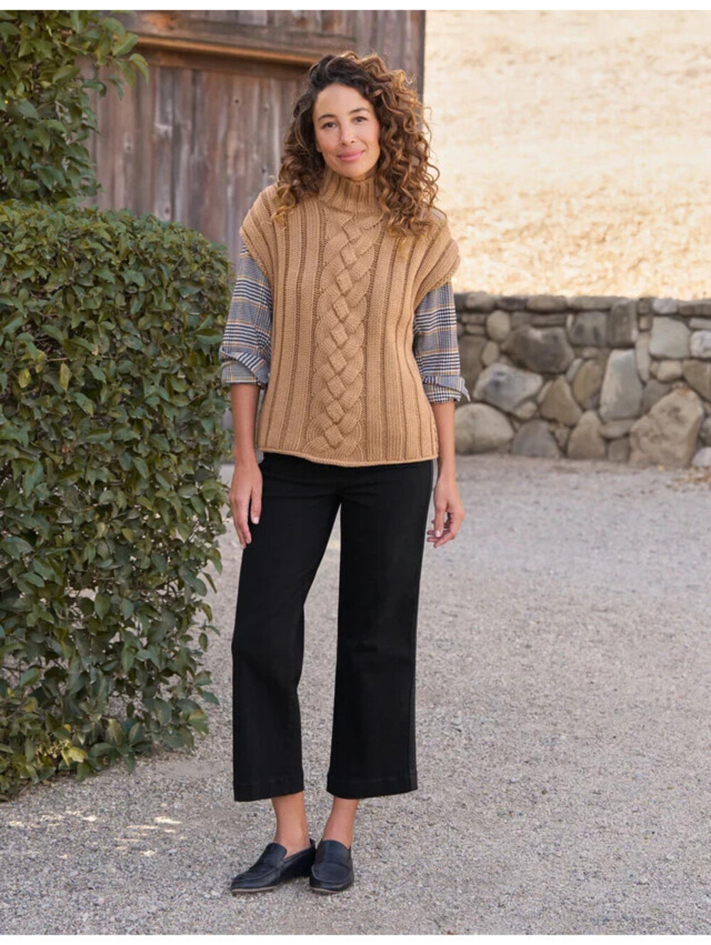 NEW, Frank & Eileen Westport Illusion Wide-Leg Pull-On Jean Black Sz 10 #P4135